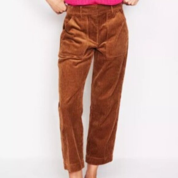 Boden Tapered Cord Cargo Pants Tan Never worn NWOT Size 6 - Picture 2 of 6